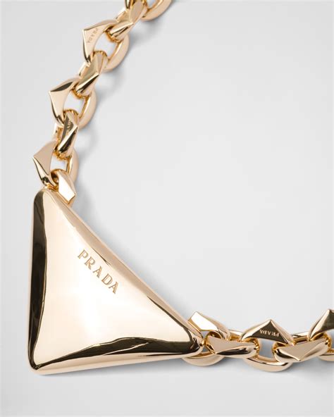 prada necklace.